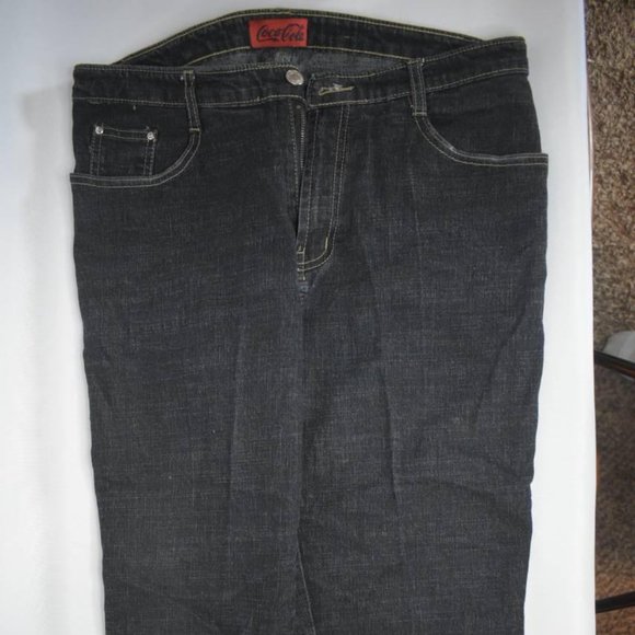 Coca Cola Womans Jeans with Butterfly Embroide 32 - Picture 2 of 6